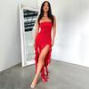 Summer Sexy Plunging V-neck Floral Lace Beach Resort Dress For Women