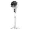 Rechargeable Remote-Controlled USB Air Circulation Floor Fan with Oscillation and Large Air Volume for Home or Office