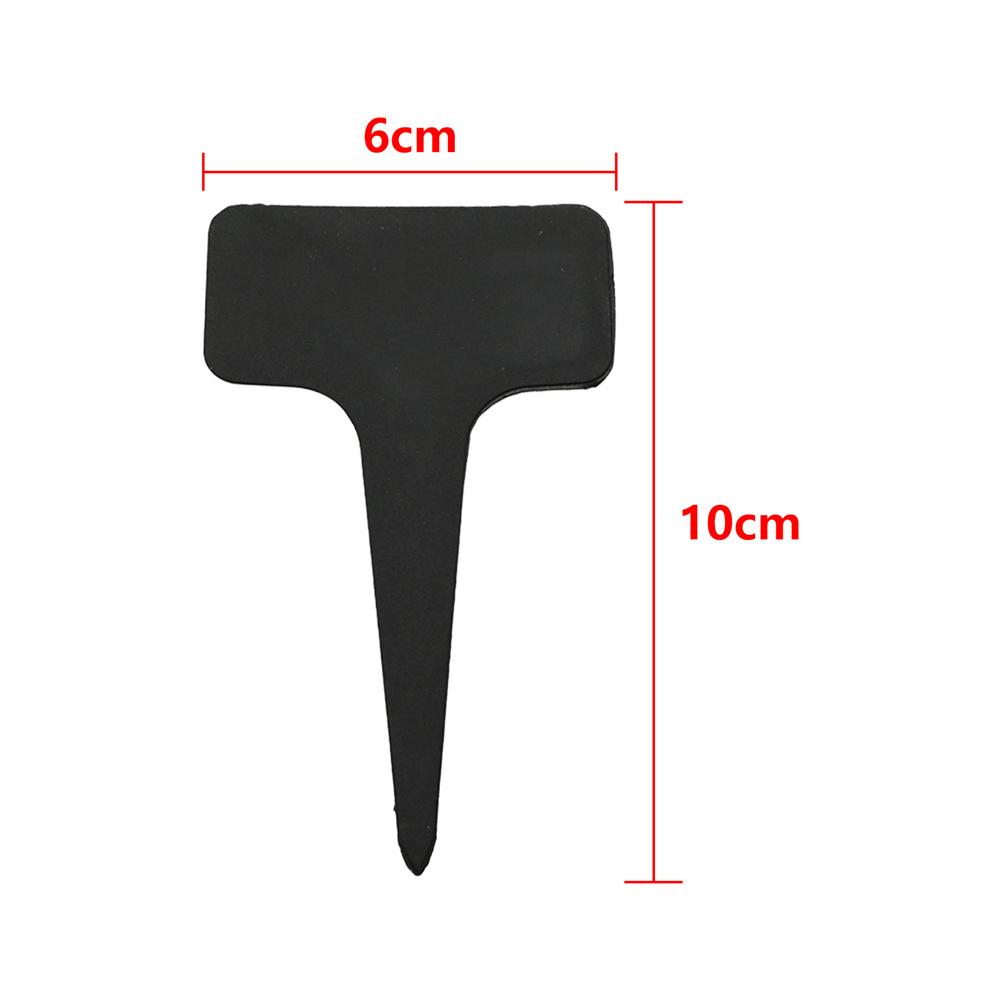 20/100Pcs Garden Plant Labels T-Type Flower Tags Plastic Nursery Seedling Tray Signs Waterproof Bonsai Varieties Tagging Markers