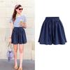 Women's Plus Size Elastic Waist Wide Leg Shorts - Summer Casual Korean Style