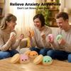 1-12Pcs Colorful Dumpling Slow Rebound Soft Pinch Decompression Kawaii Squeeze Office Desk Decor Home Office Desktop Ornaments