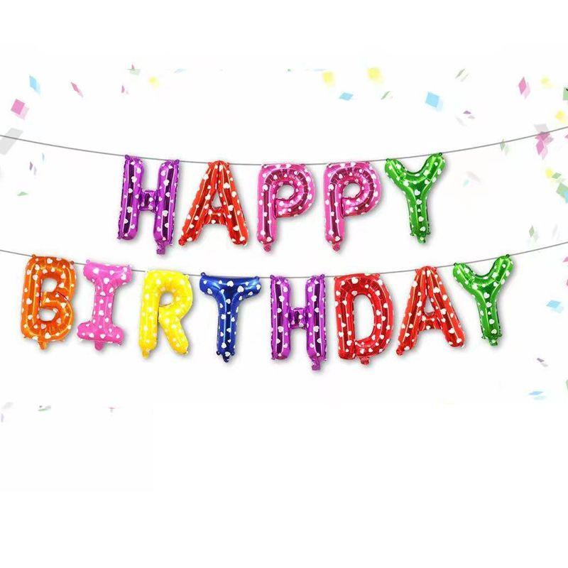 Elegant Silver Happy Birthday Letter Balloons For Memorable Birthday Parties