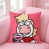 Inspired By Funny BBai Fumas patterns Cushion Cover Pillowcase Short Plush Invisible zipper Room Sofa Cushion Cover