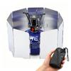 Foldable Aluminum Alloy Camping Stove Wind Screen Durable Ideal For Outdoor Hiking Picnic