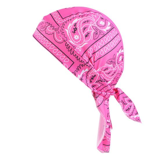 Cappello da Pirata in Tessuto Traspirante con Stampa di Anacardi Poliestere Spandex 1 Pezzo