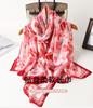 Spring and Summer New Elegant Texture Printing Shawl Silk Scarf Simulation Silk Scarf Versatile Headscarf Long Scarf Thin Beautiful Brocade
