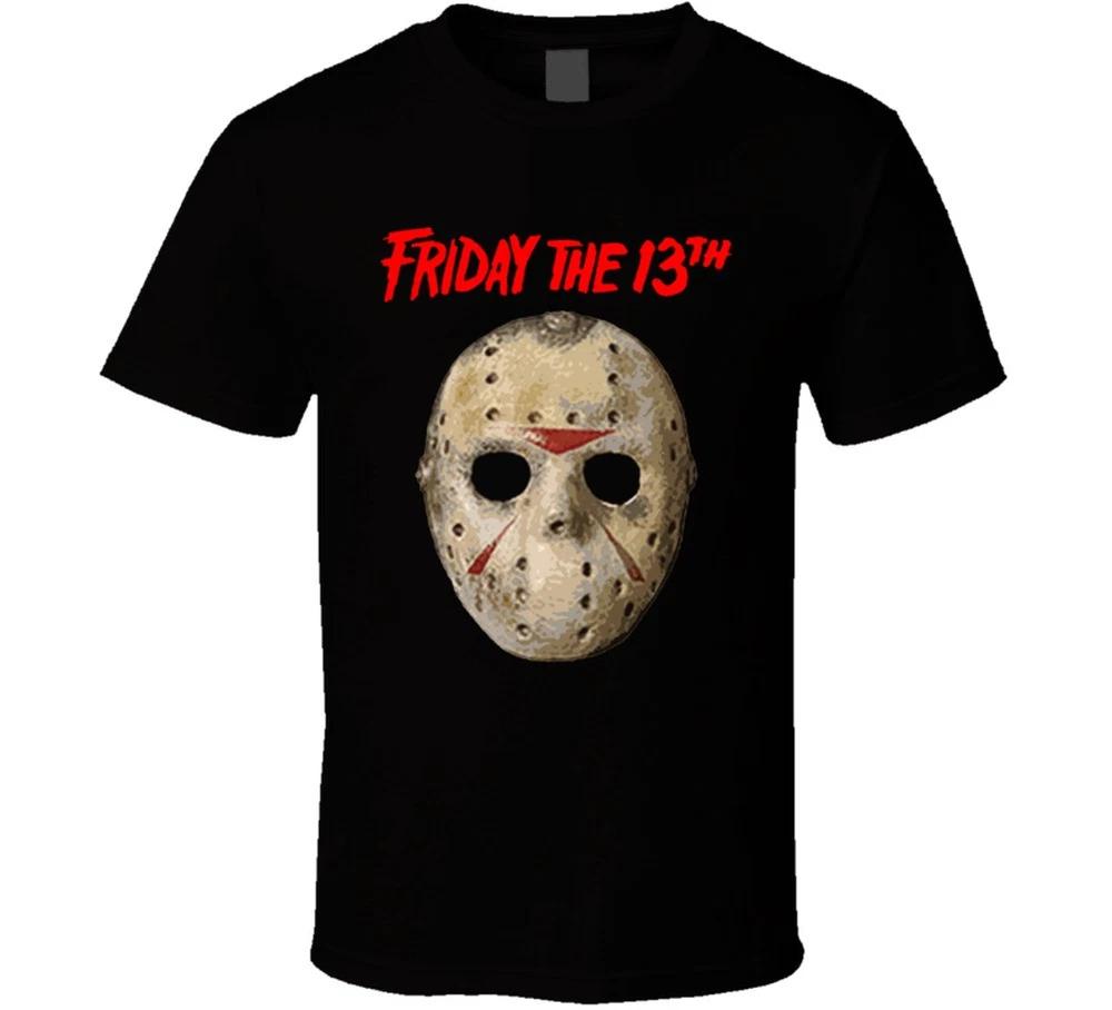 Jason Voorhees Mask Friday The 13th Horror Cult Movie T Shirt S