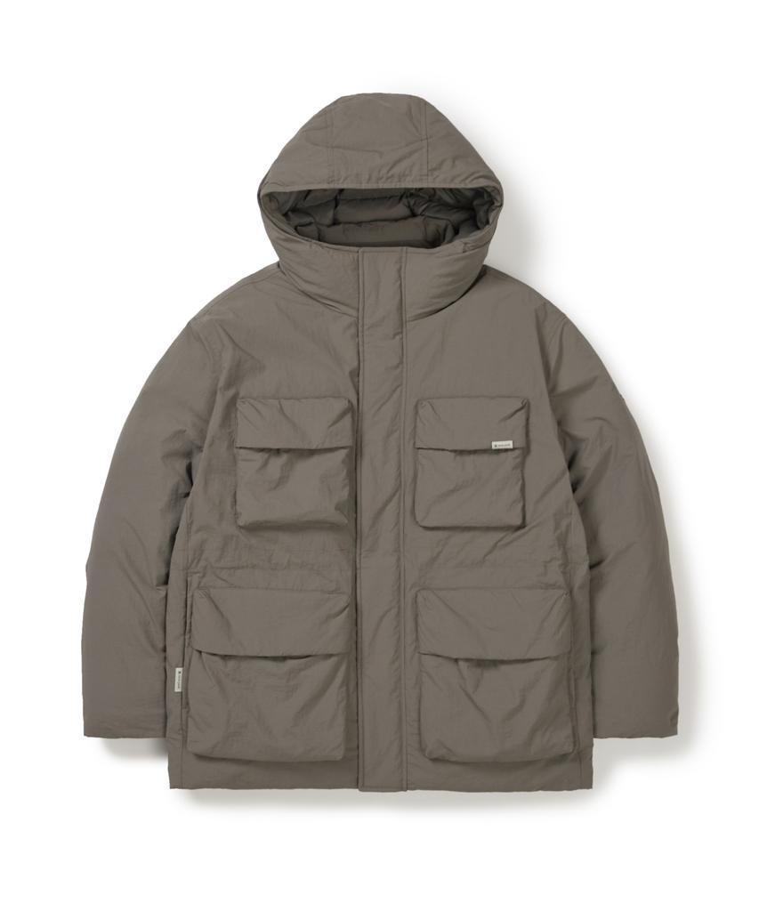 Snowpeak Apparel Land Mid-Length Heavy Down Jacket (S25Wmgdj64) Dark Khaki