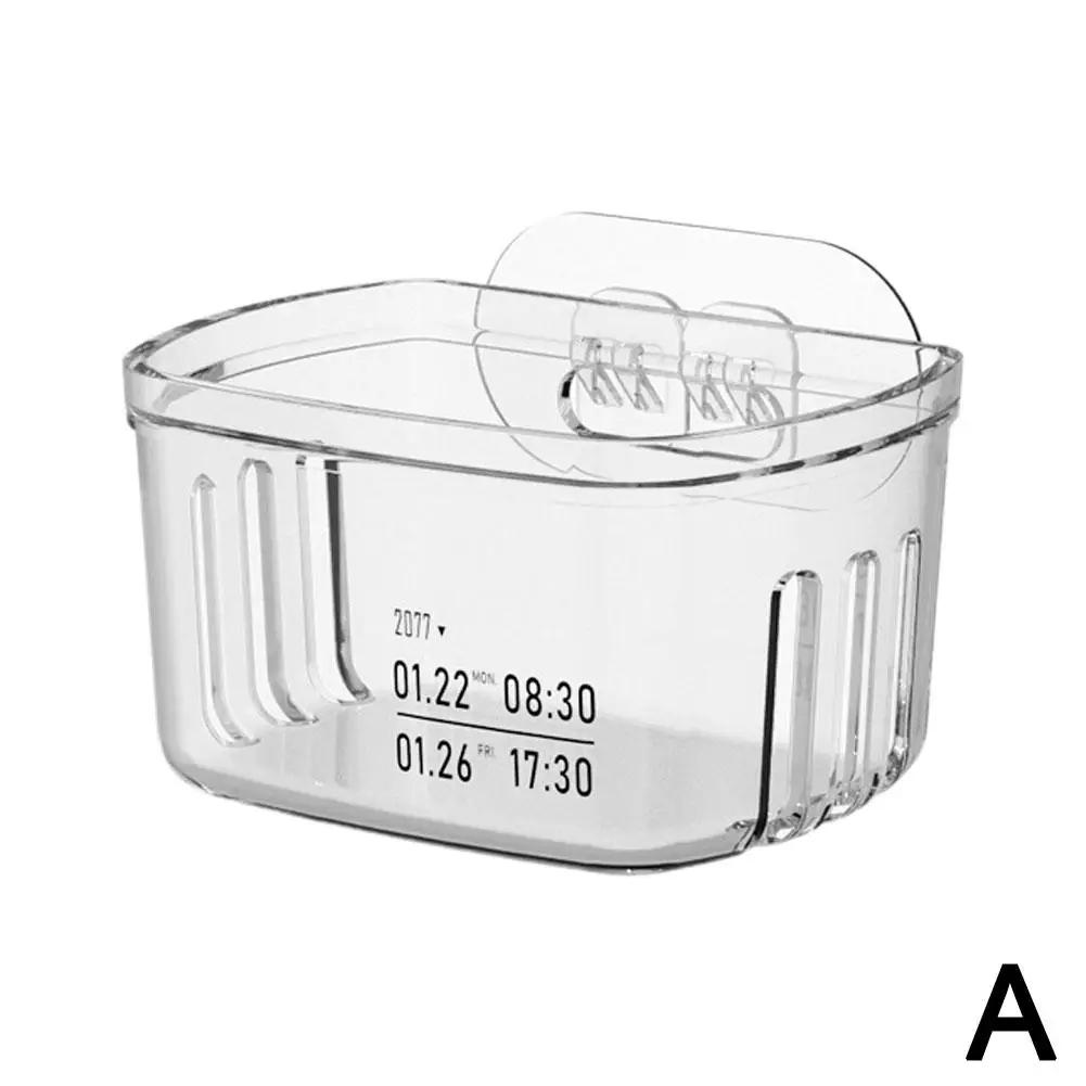 

Многофункциональная настенная прозрачная полка для хранения продуктов питания, кухонный органайзер для дома, аксессуары, приправы, хранение N7X5