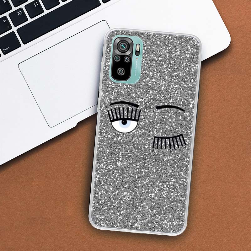 Ferragnies Eyes Chiara Phone Case For Xiaomi Redmi Note 12 10 10S 9 9S 9T 8 8T 11T 11S 11E 11 Pro Plus 7 5 5G Coque Cover