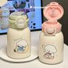 Cute water cup ins large capacity, high value, simple and portable student stainless steel thermos cup, straw Bingba cup