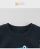 27Kids Korean Children's Dinosaur Cartoon Sweater - New 2024 Autumn/Winter Collection Plus Velvet Baby Clothes.