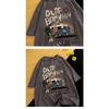 Men'S Trendy Letter Round Neck Printed Short Sleeved T-Shirt For Summer Ins Loose Casual Top