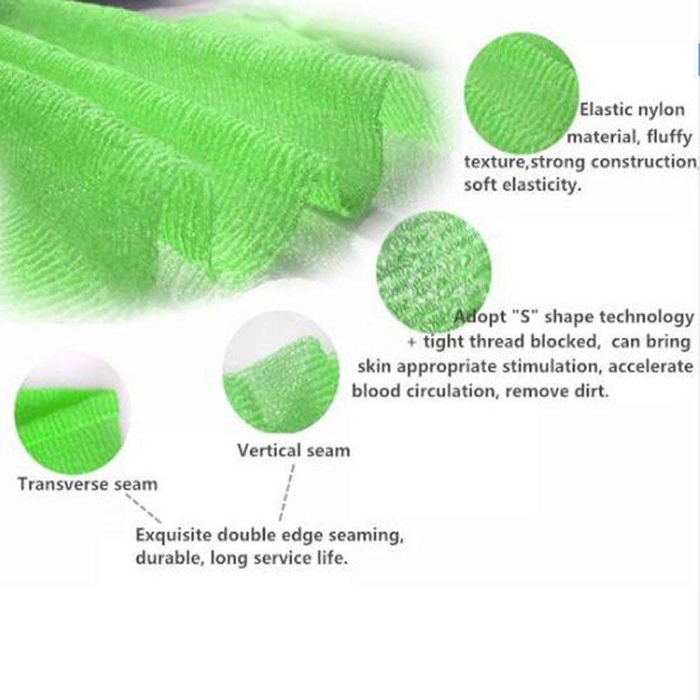 Body Washing Clean Exfoliate Puff Body Scrubbing Towel Mesh Bath Shower Bath Towel Nylon Wash Cloth