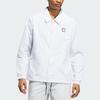 Adidas Adicross Coaches Jacket Letter Print Single-Breasted Golf Sports Long Sleeve Jacket Men Jacket White IN9258
