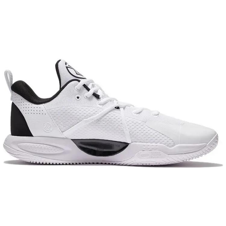 New LiNing Speed 8 TD Cushioning Anti Slip And Wear Resistant Support Low Top Basketball Shoes White Black ABPS003-1