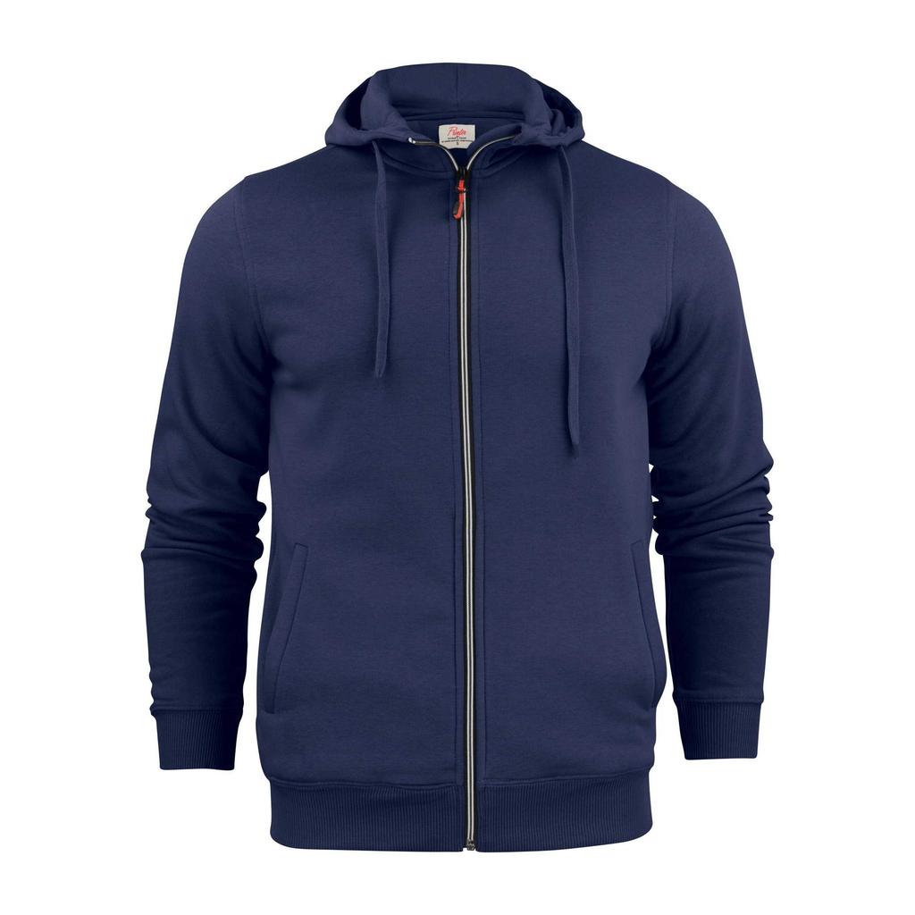 Printer Mens Plain Full Zip Hoodie