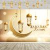 Eid Party Backdrop Cloth Custom Moon Ramadan Mubarak Decorations Prop For Home Lslamic Muslim Ramadan Kareem Eid AI Adha Ramada