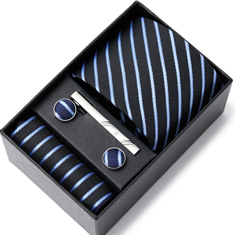 Men's Six-Piece Tie Set for Business and Weddings