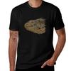 Iguana Drawing Art TShirt Fashion Casual Short Sleeve Top
