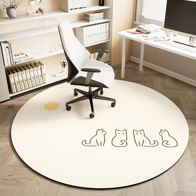 Modern Simple Round Sofa Carpet Household Water Absorption Anti-slip Diatom Mud Tea Table Blanket Bedroom Computer Desk Swivel Chair Cushion