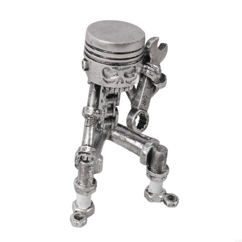 

62KD Статуя Скелет Украшения Декорация Механическая Полимерная Голова Черепа Настольные Украшения