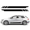 2PCS Car Door Side Vinyl Decals For  A3 8V 8P 8Y S3 RS3 Sedan Sportback TFSI TDI Sport Stripe Sticker Trims Auto Accessories