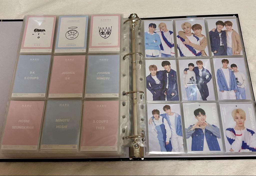 [USED] Anonymous Shipping SEVENTEEN HARU Con Trading Cards Complete Set of 131