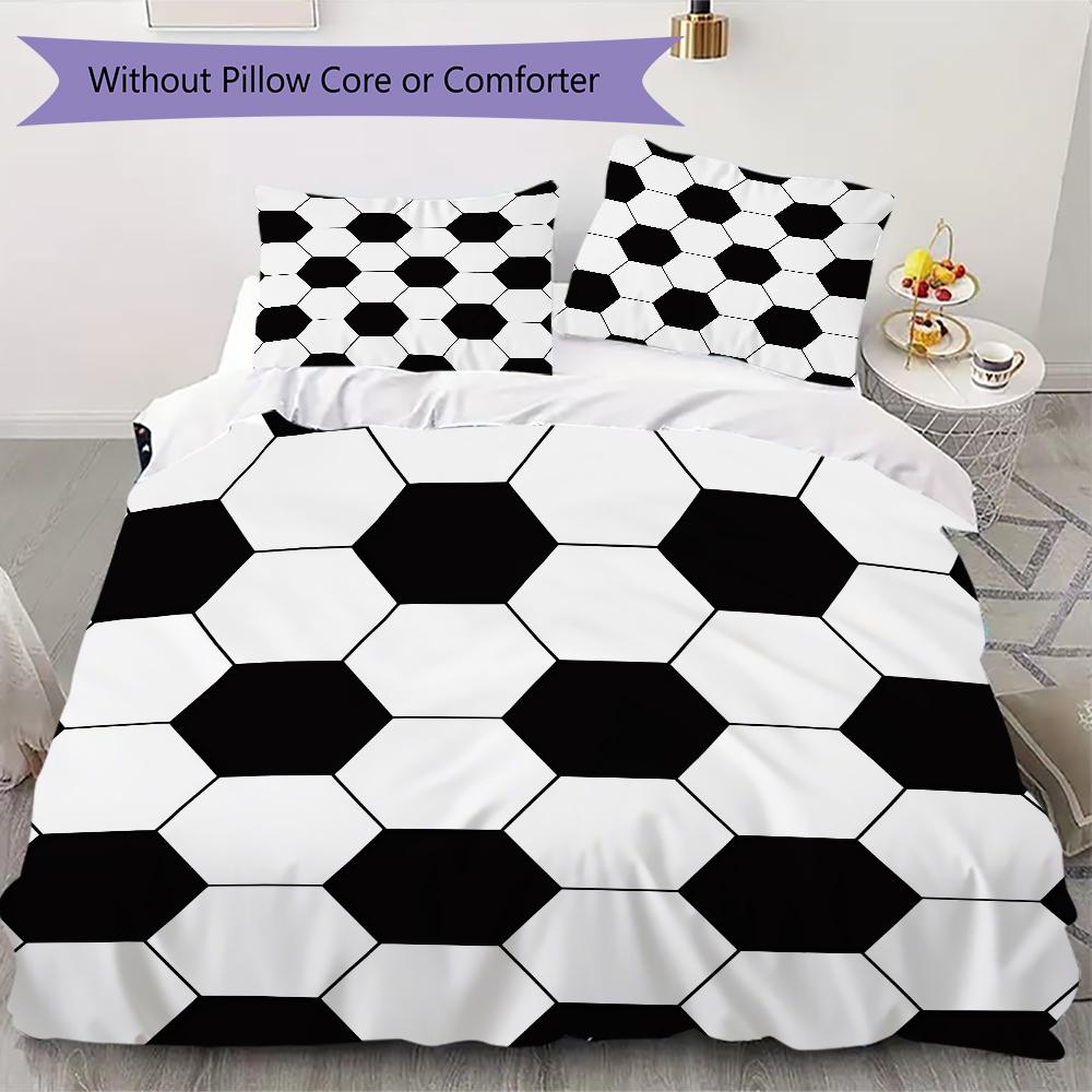 Checkerboard Racing Pattern Bedding uilt Set uilt Cover Pillowcase Home Decoration Birthday Gift (1 * duvet cover + 2 * pillowcase without core)