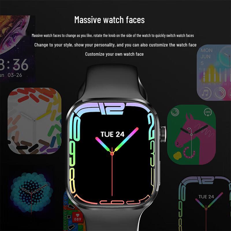 Newmine I19 Smartwatch & Y331 Noise-Cancelling Bluetooth Earphone Combo Set