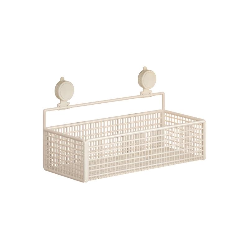 Panier de rangement mural polyvalent pour articles de salle de bain Utilisation de la méthode à ventouse Dommages offerts Assemblage