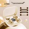Q10 Couple's Bluetooth Earphones: High Sound Quality, Long Battery Life, Noise Reduction, Secure Fit, Set of Four.