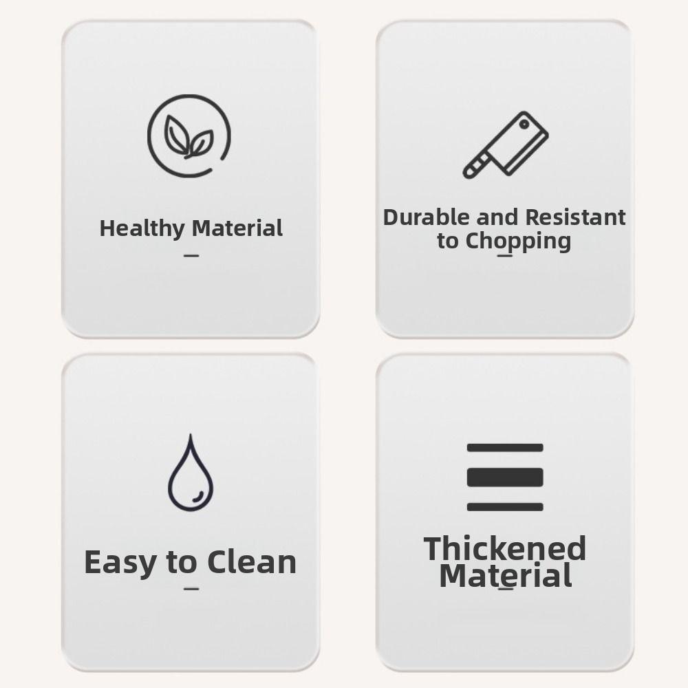 Anti-Bacterial TPU Cutting Board Flexible Non-Slip Cutting Mat Kitchen Chopping Block Kitchen Use