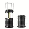 HOMEFISH Camp Lamp, Outdoor Tent Light, Portable Lantern, Multifunctional Emergency Light, Battery Powered (Without Batteries )