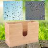 Wall Mounted Hanging Tissue Box Creative Paper Storage Holder Wooden Napkin Holder  For Restaurant