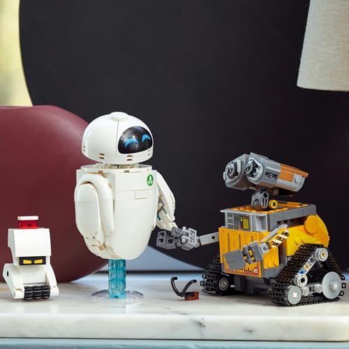 LEGO Disney & Pixar WALL-E & EVE Spielzeug, Geburtstagsgeschenk, Bausteine, Männer & Frauen, Weltraum, Disney Merchandise, 43279