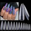 150pcs Natural Clear Nail Art Tips Double-Sided Fake Nails  for Profional Use in Nail Salons