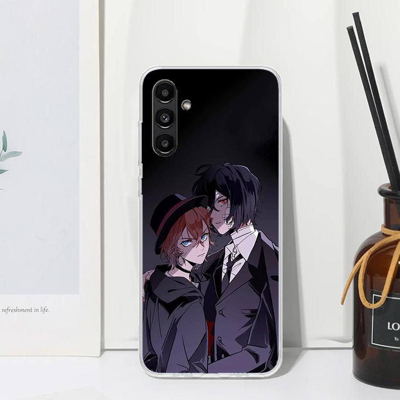 Bungo Stray Dogs Double Black Phone Case For Samsung Galaxy A17 A37 A57 A16 A26 A36 A56 A15 A25 A35 A55 A14 A24 A34 A54 A13 A23
