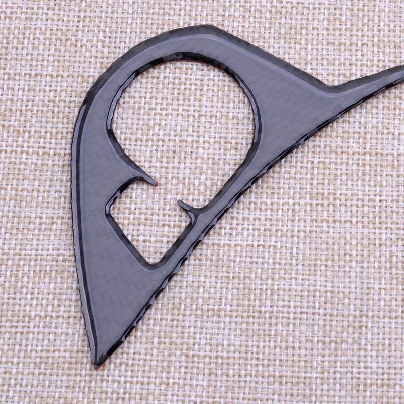 1 Pair Black Carbon Fiber Car Steering Wheel Button Covers Trims Stickers Fit For Honda Accord 2017 2016 2015 2014 2013