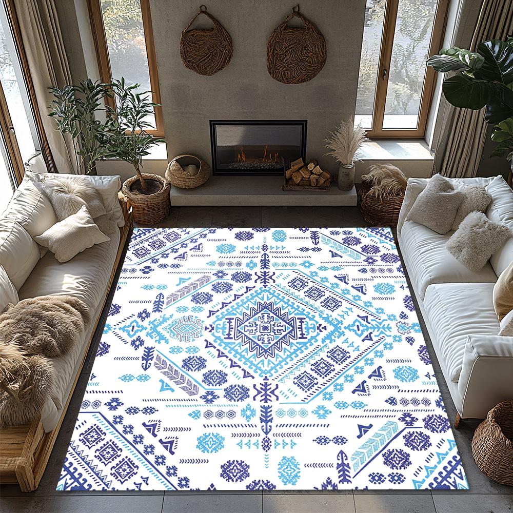 Moroccan Area Rug Vintage Bohemian Carpet Washable Non Slip Floor Mat Living Room Decor Home Decor Turkish Rug Modern Abstract P
