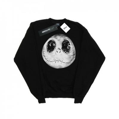 Mens Nightmare Before Christmas Jack Moon Face Sweatshirt