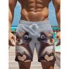 Erkek hızlı kuruyan ve nefes alabilen plaj şortları, havuz, spor salonu ve açık hava aktiviteleri için mükemmeldir.