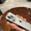 Luxury Clear Crystal Hard PC Shockproof Phone Case For iPhone 17 16 13 12 14 15 Plus 17 Pro Max Air With Lens Protector  Cover