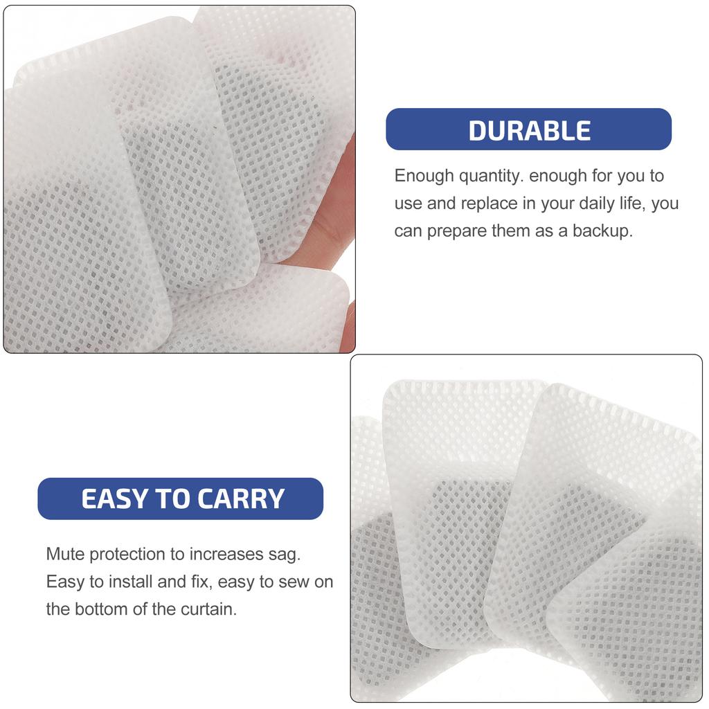 10 Pcs Cake Curtain Lead Tablecloth Tape Outside Non-woven Fabric Outdoor Anchor Weights for Curtains