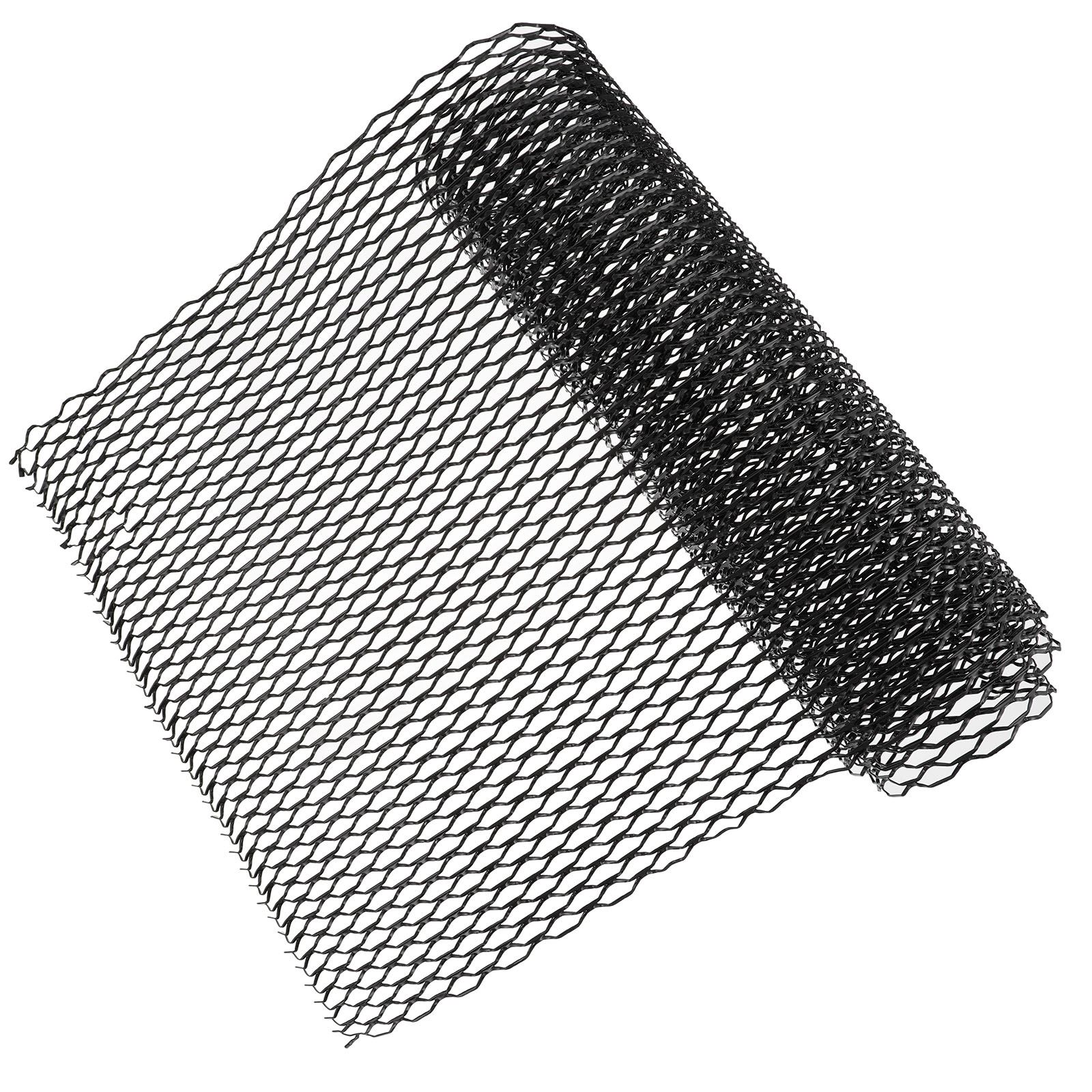 Aluminum Alloy Bumper Grille Mesh Car Front Grill Protective Radiator Honeycomb Auto Parts Vehicle Hood Vent Body Kit чёрный