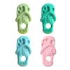 Jouet à mâcher pour chien en forme de pantoufle Caoutchouc Pantoufle Jouet de dentition pour chiot Jouet de nettoyage des dents pour mordeurs agressifs Mordiller Mâcher