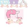 Adorable Rainbow Unicorn Plush Toy For Kids Soft Cuddly Pillow And Comfort Doll