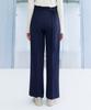 THE STUDIO K Embroidered Belt Pants_Navy