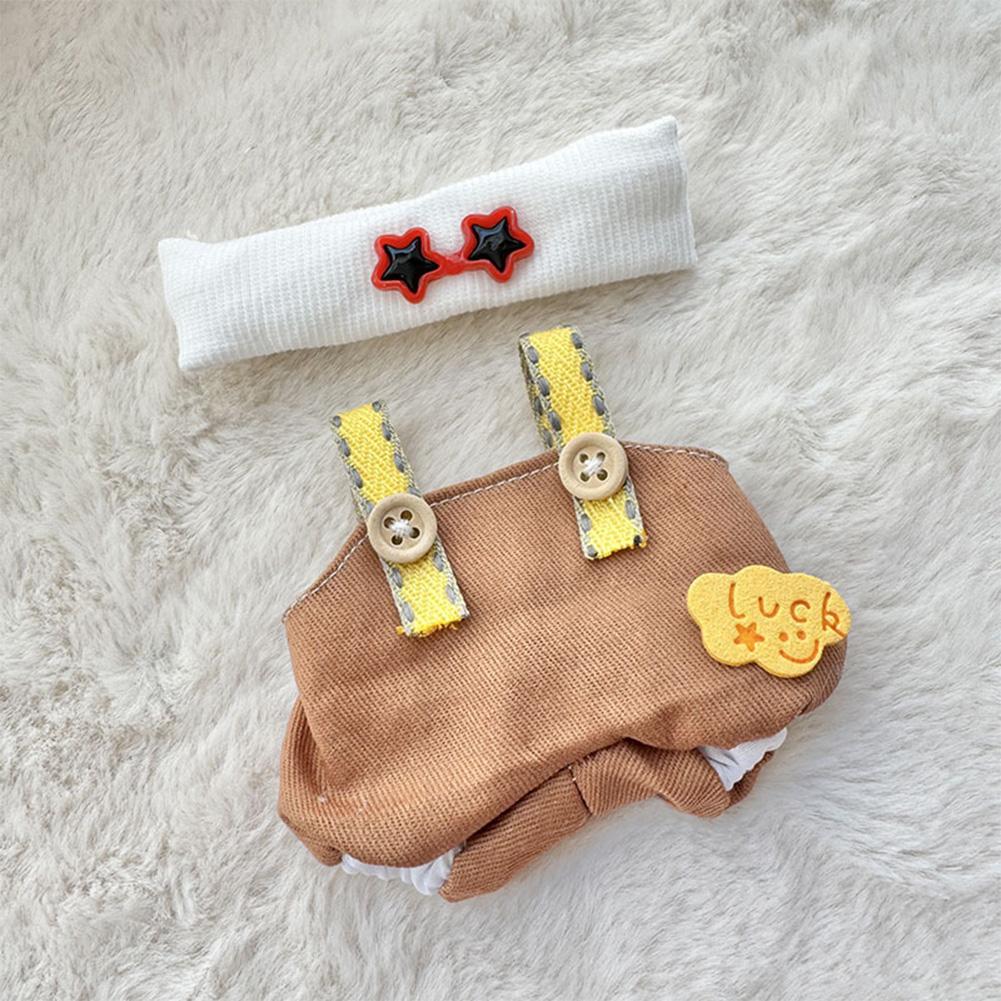 For 17cm Labubu Doll Clothes Fashion Clothes Hoodies Doll Clothes Color Match Hoodies Dolls Accessories Cute Decoration Little Cloths