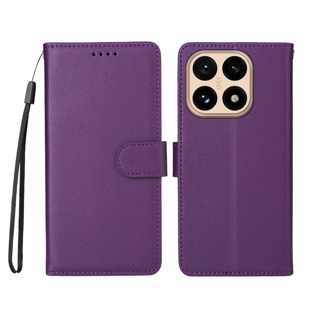 For Xiaomi 15T Case RFID Blocking 3 Card Slots PU Leather Phone Cover with Wrist Strap